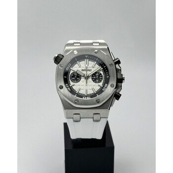 Custom Seiko Mod • White Panda AP ROO Quartz Chronograph • 46mm
